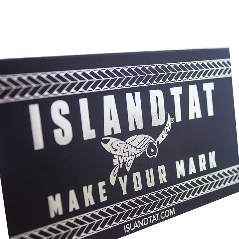 Silver Stamping Card Business Advertising Gift Custom Paper Envelope