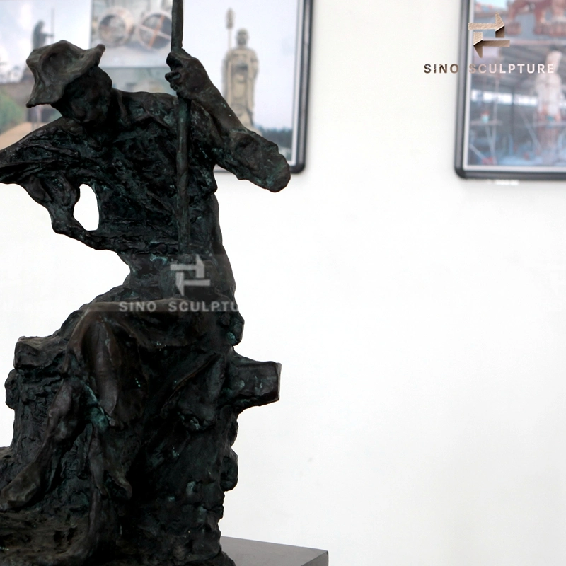 Customized Abstract Figure Patina Bronze Sculpture