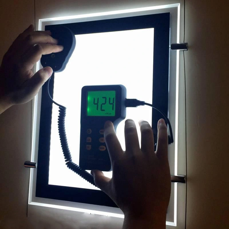 Contraluz cartel colgado fotograma póster A3 Caja de luz de la publicidad de un agente inmobiliario de acrílico4 Pantalla de LED