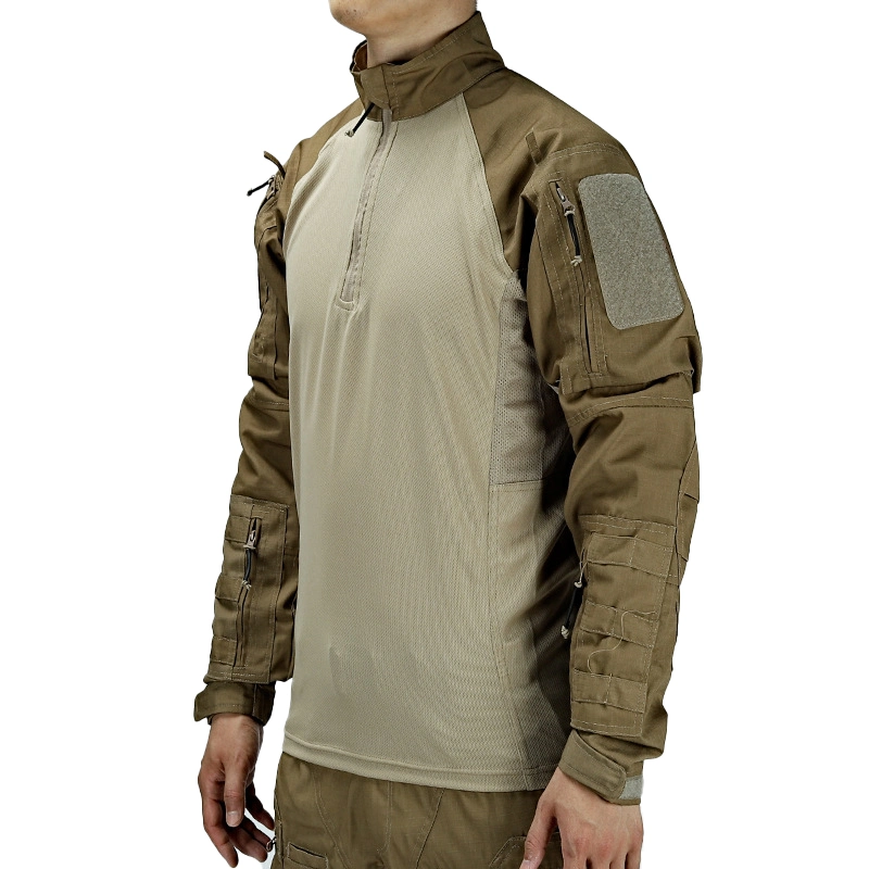 Sudadera con capucha exterior uniforme de combate táctico de caza chaqueta Softshell impermeable