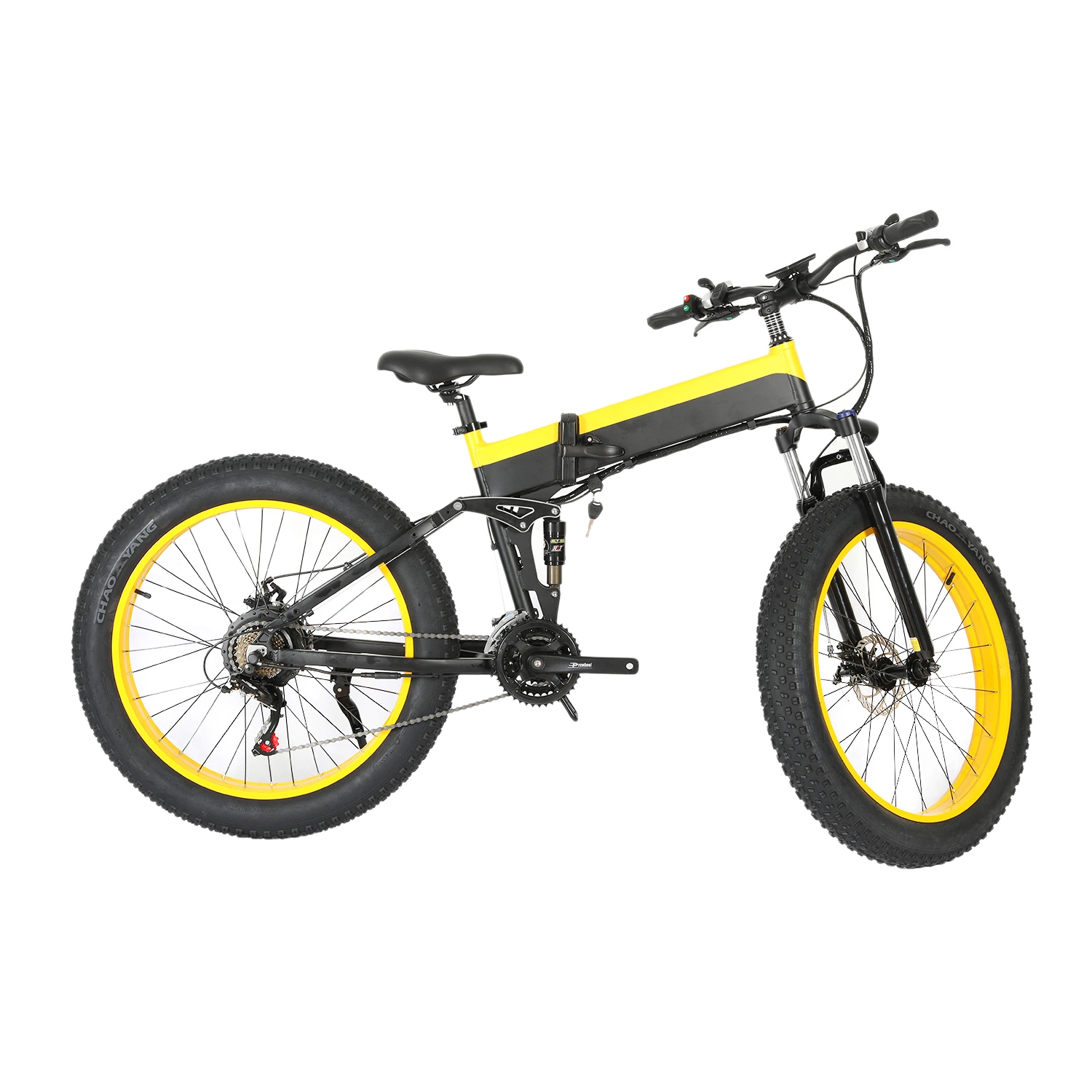 26inch Light Folding Bike Electric City Bicycle Electric Mountain Bike Vehicle Bicycle with 500W Brushless Motor 36V 8ah Battery Electric Vehicle Dirt Bike