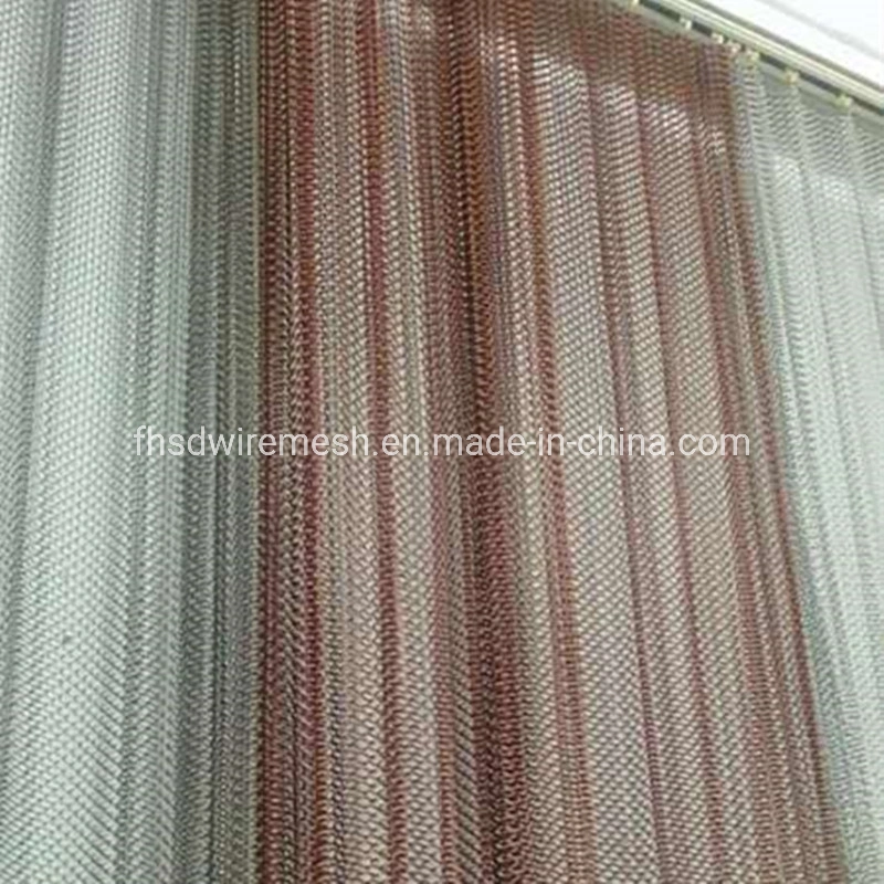 Stainless Steel Fabric Decorative Wire Mesh Curtain Wall