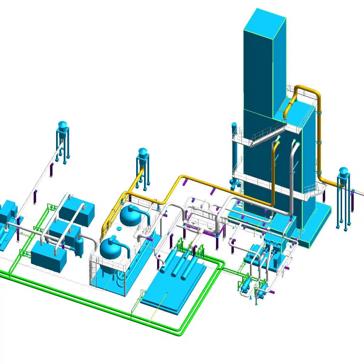 Azbel Lturnkey Nitrogen Cylinder Refilling System 5n Purity N2 Lin Plant Cryogenic Nitrogen Device