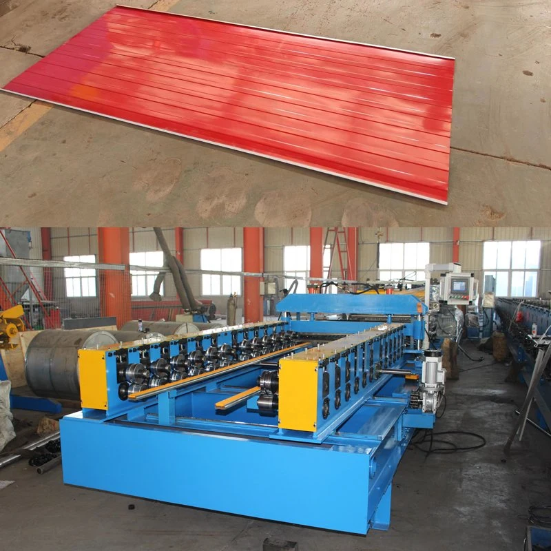 High Quality Esp Sandwich Panel Roof Steel Making Machine Line PU Sandwich Panel Bottom Roll Forming Machine