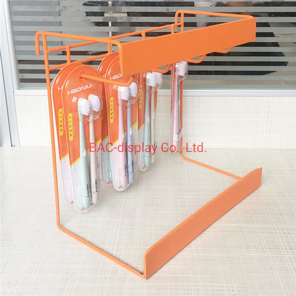 Metal Flooring Electric Tooth Brush Promotional Displays, Tooth Paste Display Stand, Display Rack for Tooth Brush