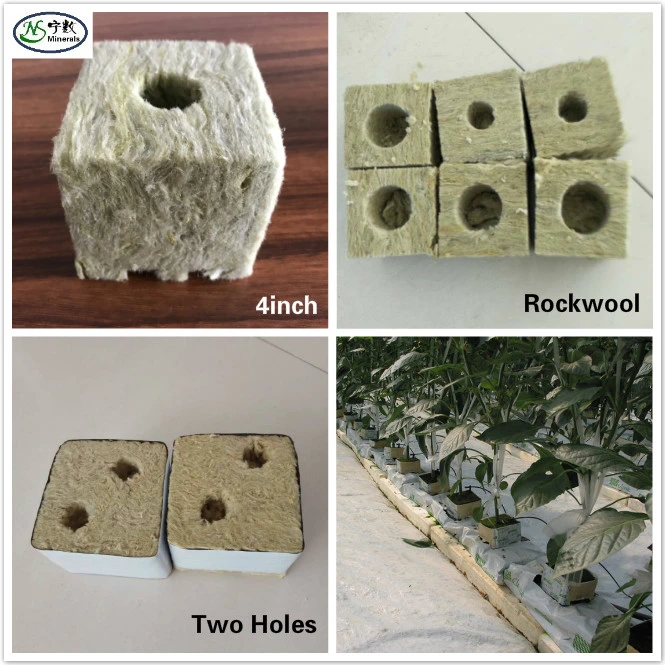 Hot Sale Hydroponic Grow Cube Low Price Rock Wool Slab