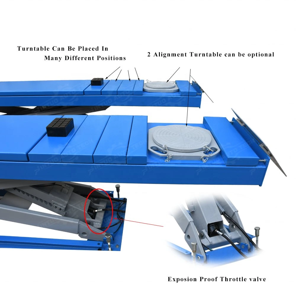 7, 700 Lbs Double Cylinder Alignment Scissor Lift