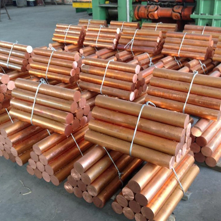 China Good Quality H70 H80 H90 C1100 8mm Copper Round Bar C2600 C2680 C2700 C2800 Brass Copper Brazing Rods