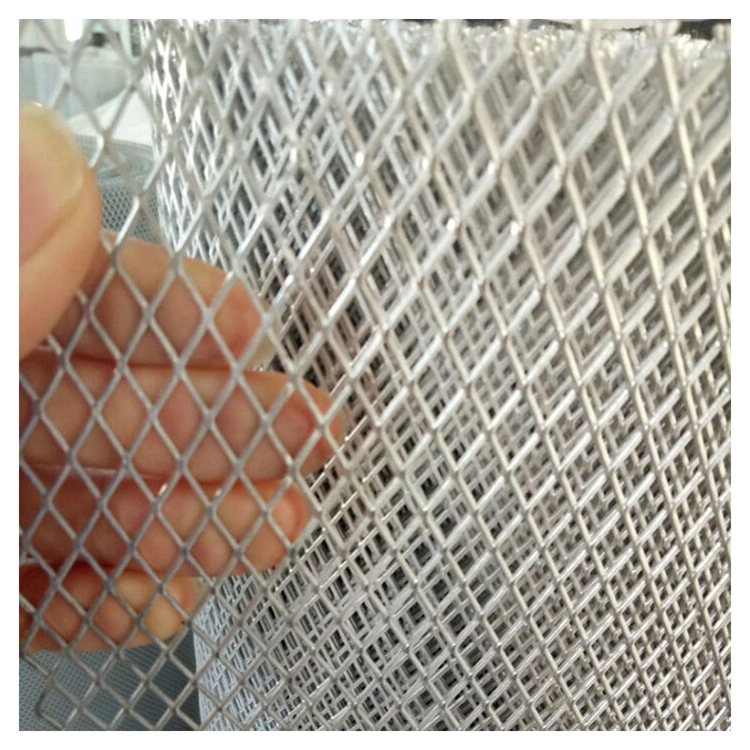 Customizable Diamond Hole Aluminum Expanded Metal Mesh Ceiling Curtain Wall