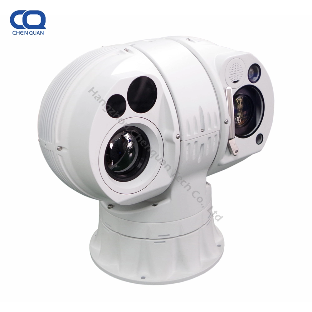 4km Detection IP67 Multi Sensor Farms Anti-Theft PTZ Thermal Security Camera 384