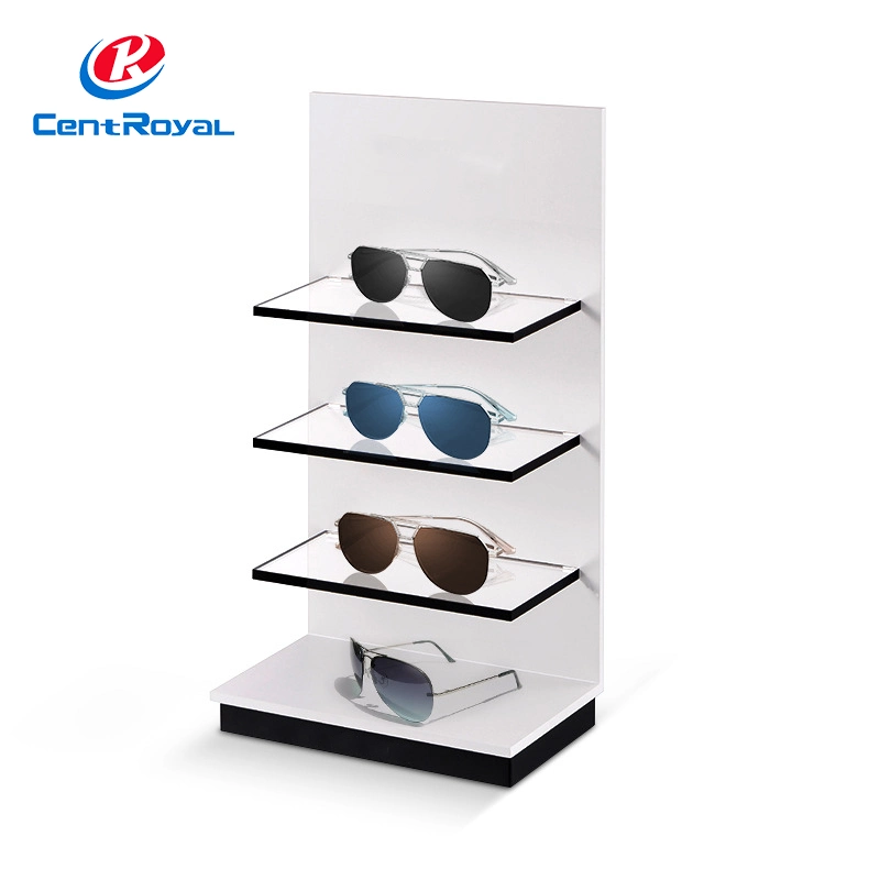 Customized Metal Wood Acrylic Countertop Floor Standing Sunglasses Glasses Display Stand Rack