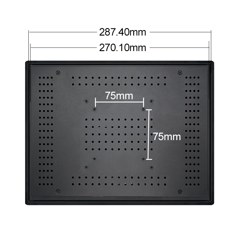 12''' x86 tout-en-un J1900 écran tactile capacitif Ordinateur PC à écran plat avec boîtier en aluminium intégré Pure Flat