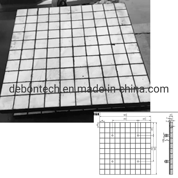 Al2O3 Ceramic Tile in Rubber Chute Wear Liner Manufacturers