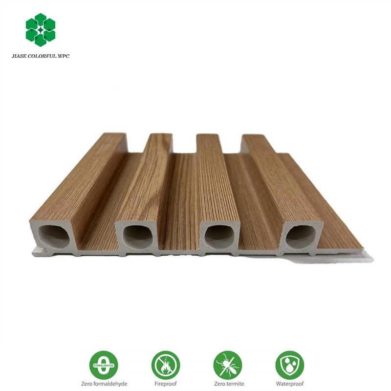 Double Loading Holz Kunststoff Composite Wasserdicht Dekorative PVC &amp; WPC &amp; Wpvc Materialien Indoor-Wandpaneele für Dusche Badezimmer &amp; Decken &amp; Bodenbeläge