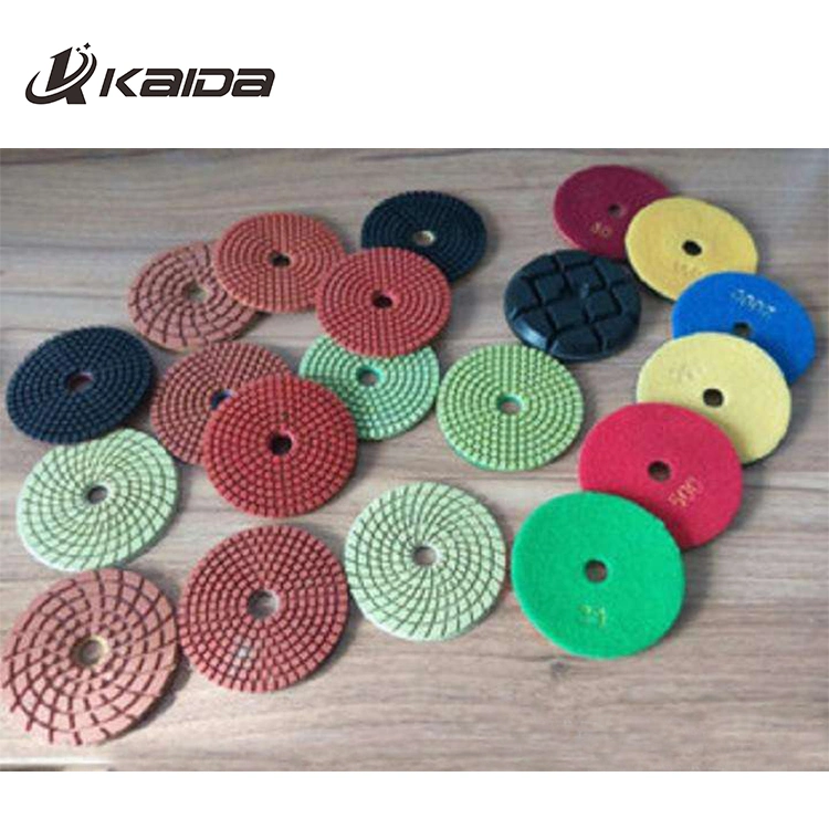 3" Diamond Polishing Pads Wet Polishing for Marble Concrete Floor