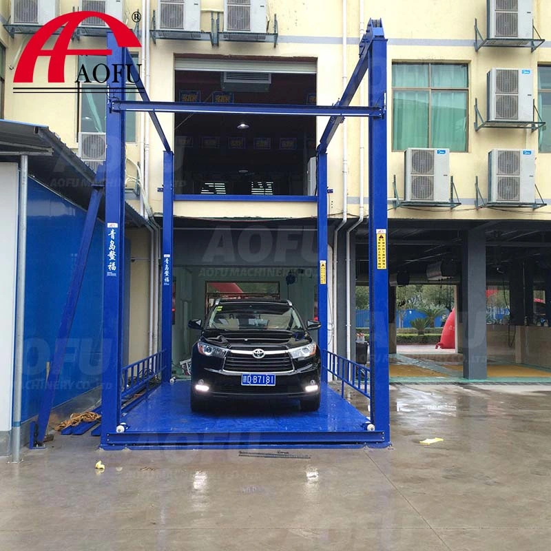 CE Approved Hydraulic 4 Post Car Lifting Platform