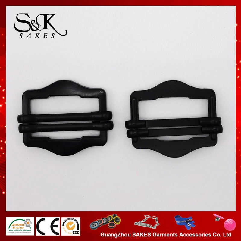 Black Painted Color Metal Alloy Buckle for Dress with High quality/High cost performance 