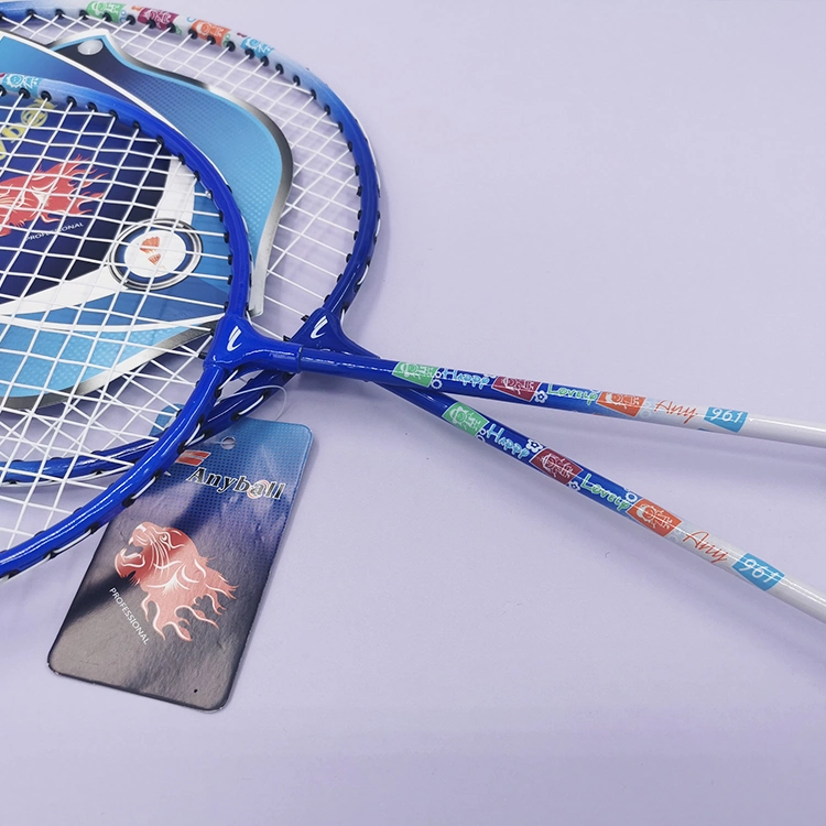 Kid Lovely Cheap Factory Wholesale/Supplier Iron Alloy Nylon String Badminton Racket