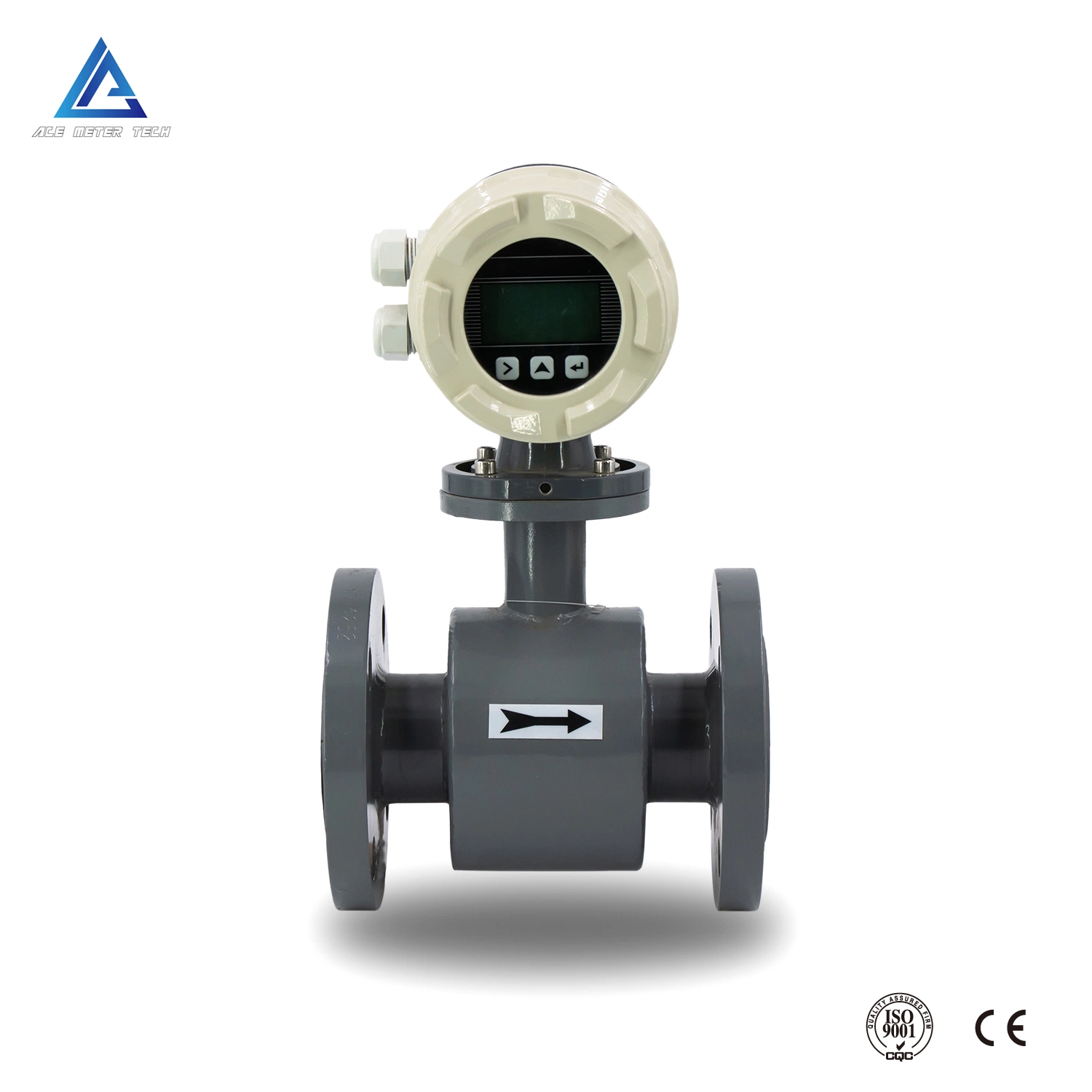 Pulse Frequency Signal Four Wire Type Water Flowmeter Electromagnetic Flow Meter