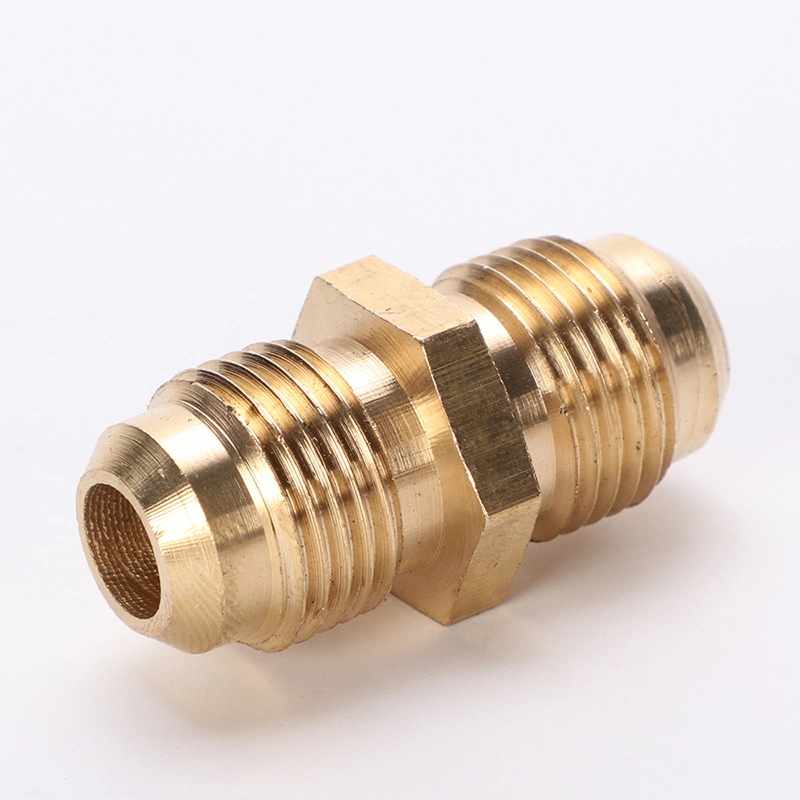 Brass NPT to Flare Straight Gas Fittings