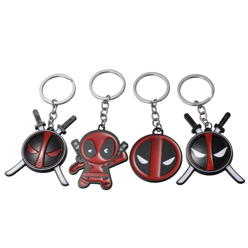 Wholesale/Supplier Custom Logo Free Design X-Men Deadpool Metal Catoon Keychain