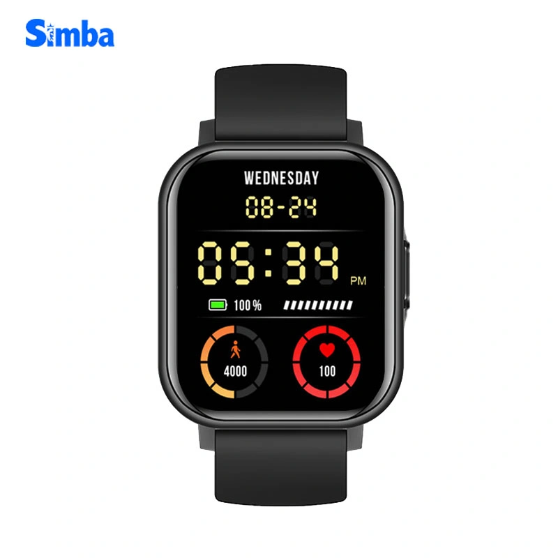 Simba 356 * 400 Resolution HD Display Smartwatch Heart Rate Blood Oxygen Bluetooth Call Fitness Tracker Health