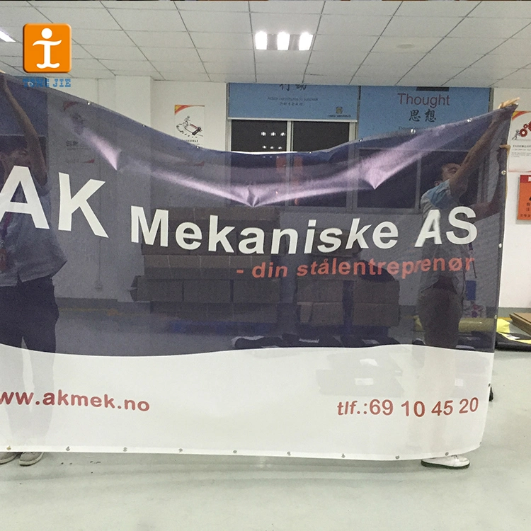 Tongjie Factory Inkjet Advertising Wall Mesh Banner