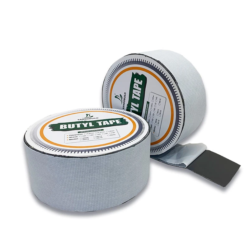 China Famous Brand Sangobuild Long Life Non-Curing Strong Adhesive Butyl Rubber Waterproof Tape