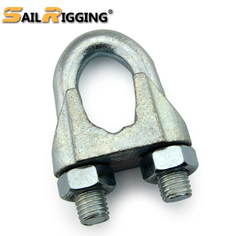 DIN741 Galvanized Malleable Wire Rope Clip Drop Forged Cable Clamp