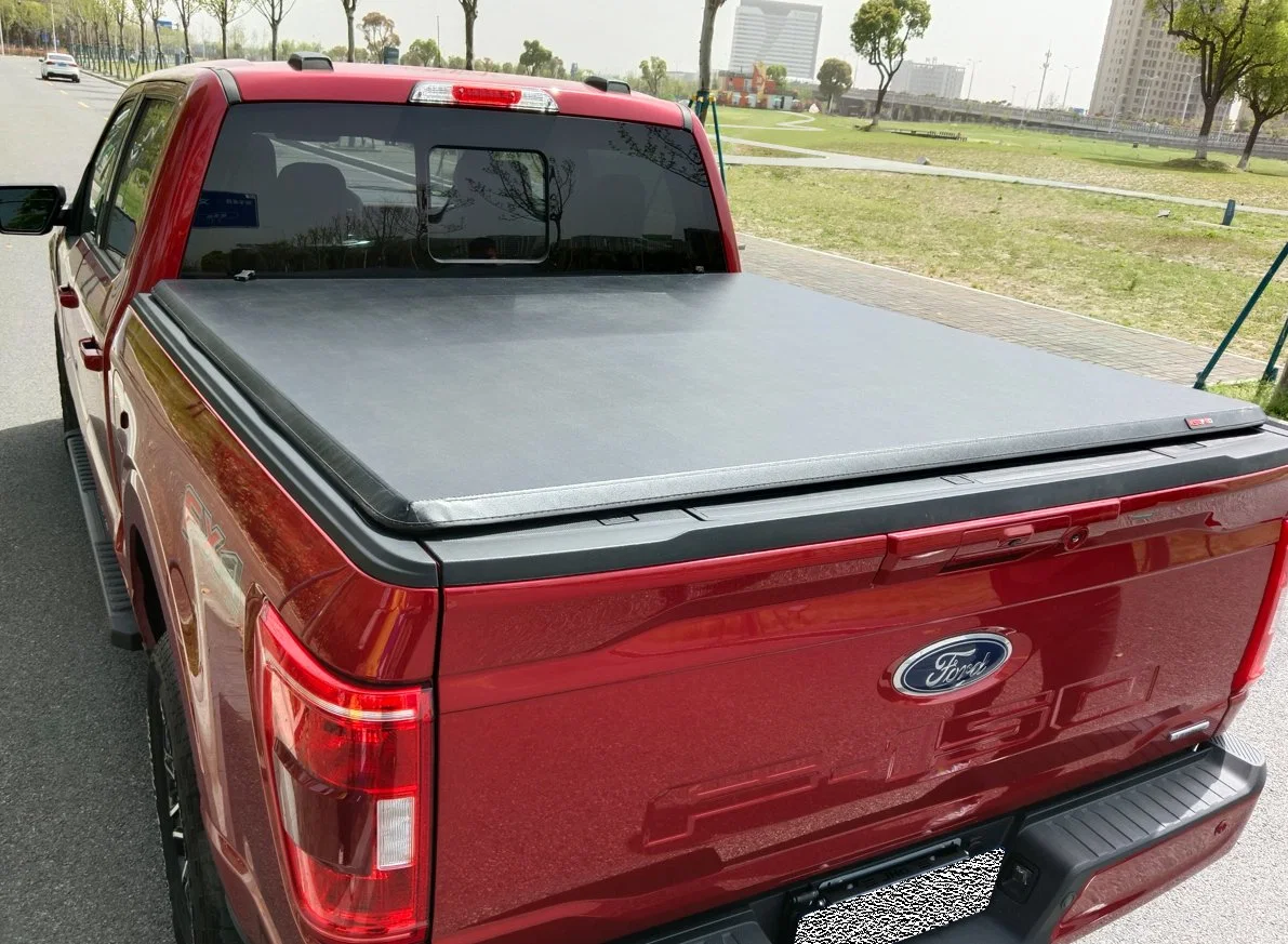 KSCPRO Soft Tri Fold Truck bed Tonneau Pickup Cover for Dodge Ram 1500 2500 3500