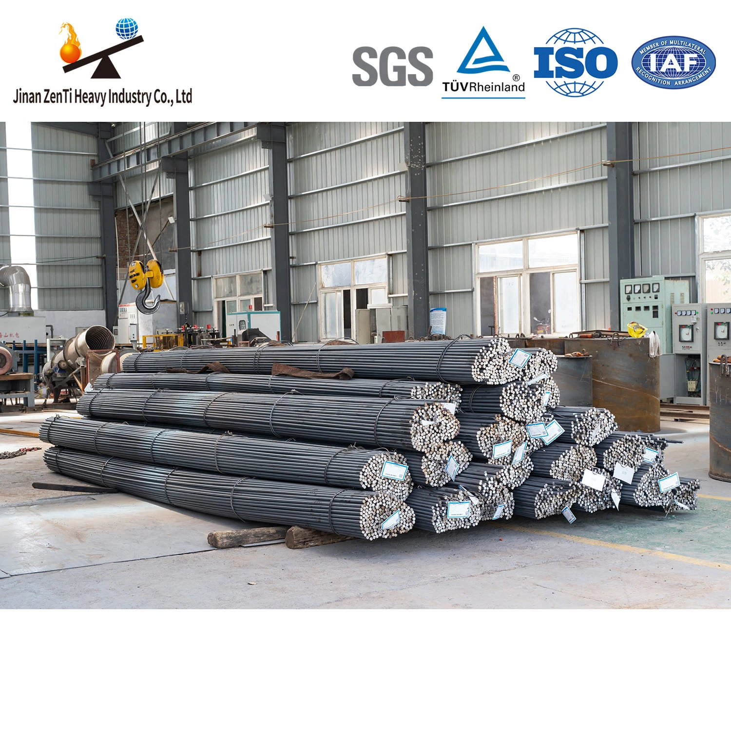 Wear Resistant Grinding Steel Rod Bar for Cement Concrete Chemical Metallurgical Industry Power Station Mining