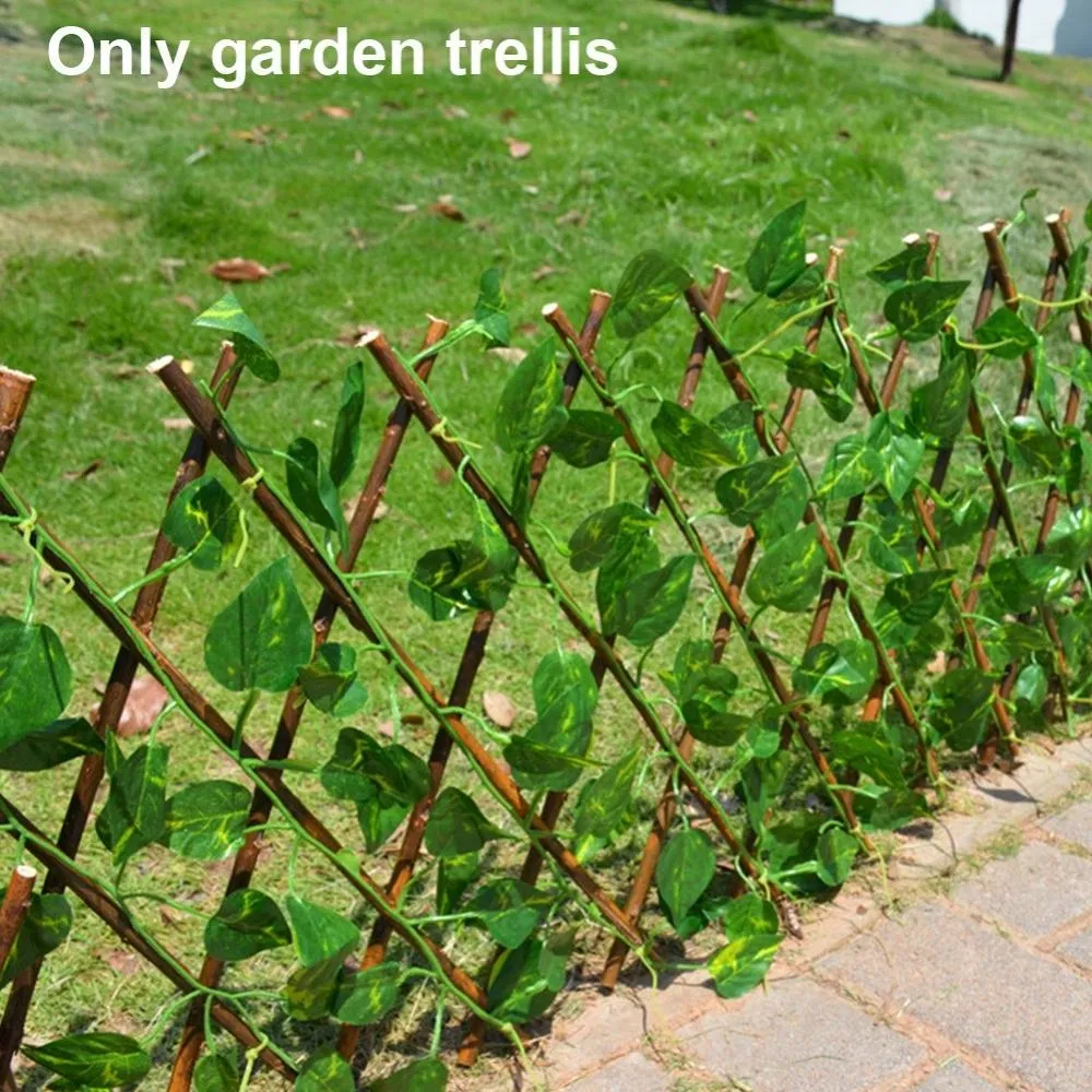 Trellis Fence Expandable Wooden Artificial Screen Plant Support Wall Panel Climbing Wyz19940