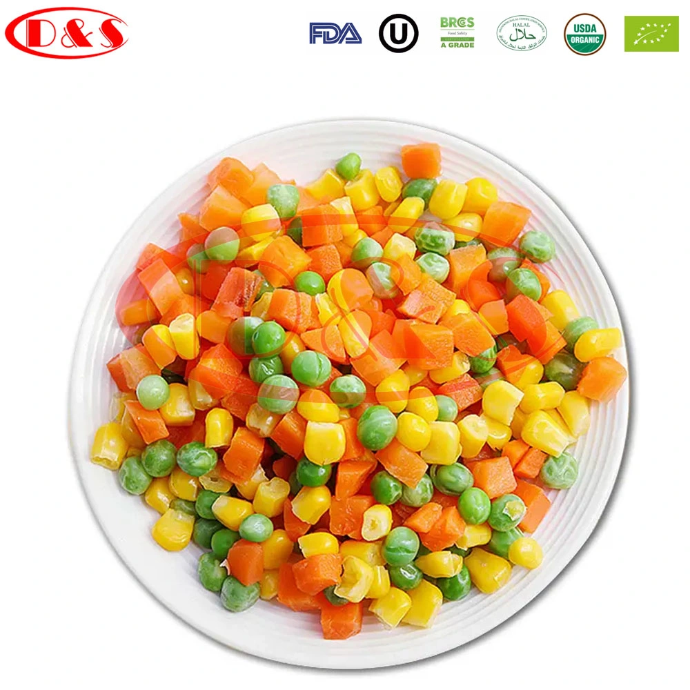 IQF Processing Line Frozen Vegetable Mix Deep Quick Frozen Different Kinds Vegetables