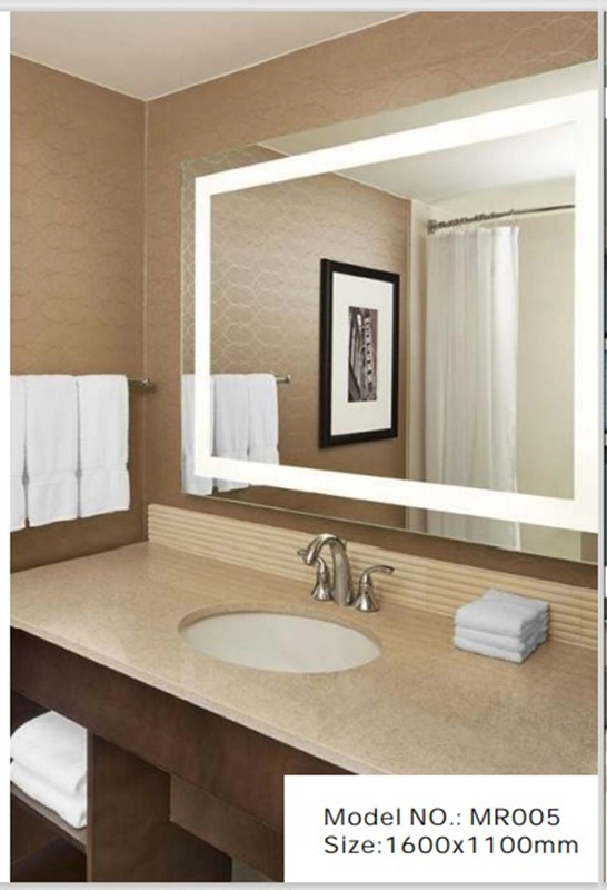 Home Modern Bathroom Decorative Furniture Wholesale/Supplier LED Glass Mirror