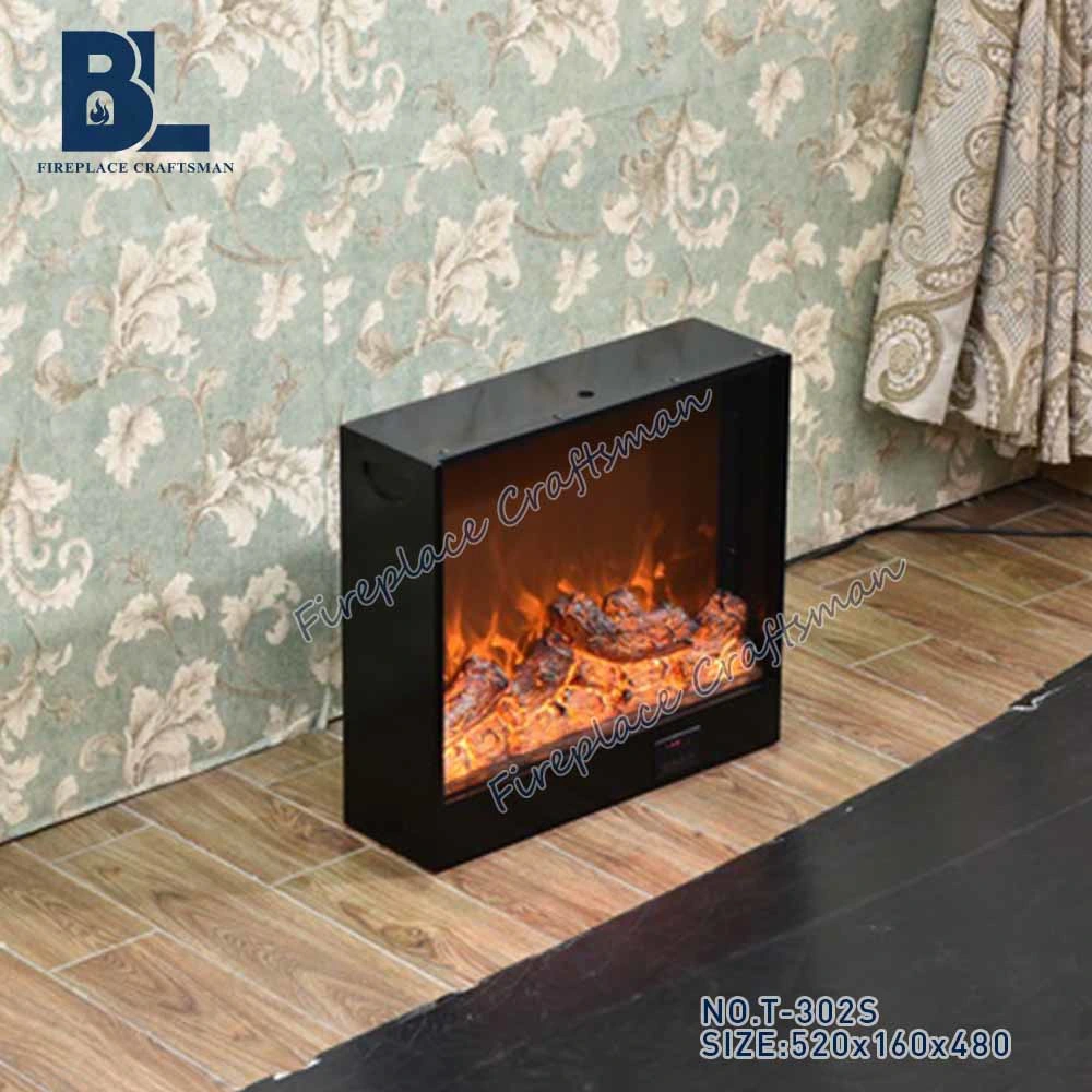 Home Appliance MDF LED Lights Core Cast Iron Heater Electric Fireplace Wood Burning Pellet Stove with CE Certificate