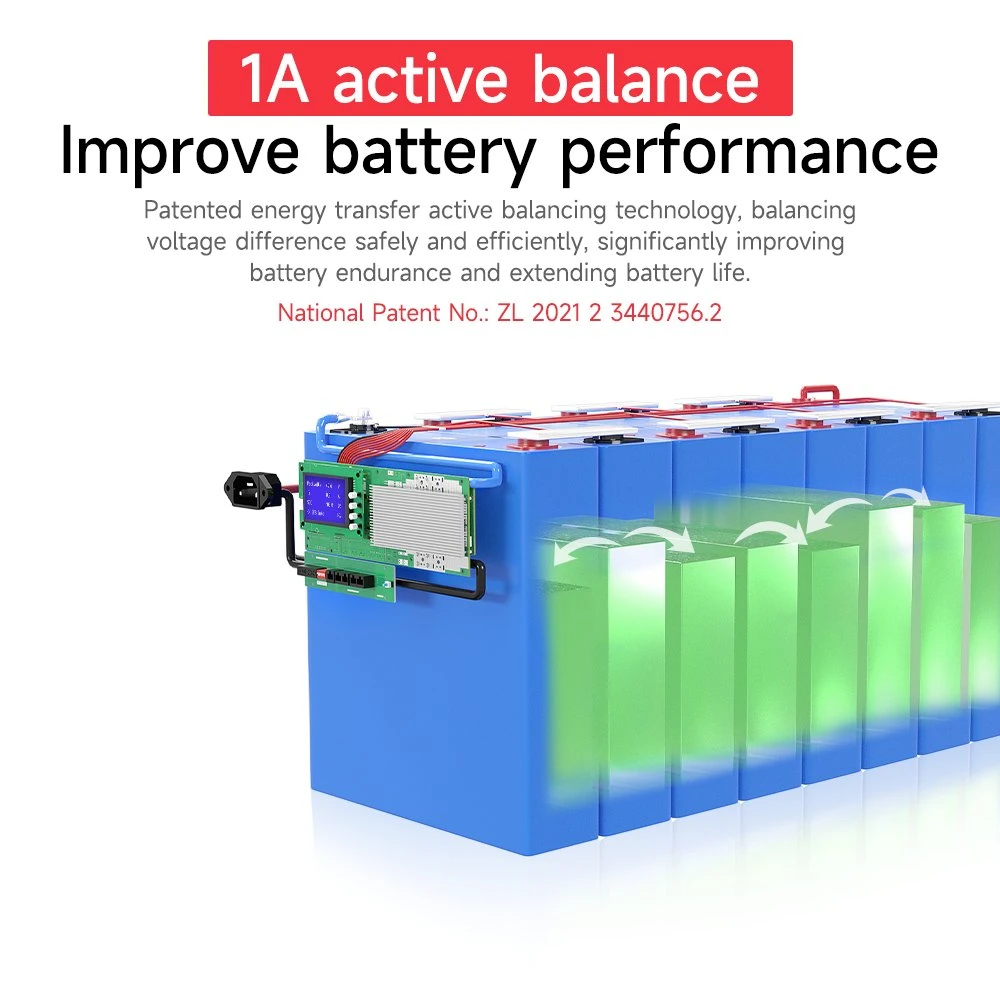 Daly Smart BMS 16s 48V 100150A Casa Solar Da Energia do Sistema de armazenamento LiFePO lítio4 Bateria 1um balanceador de Ativo