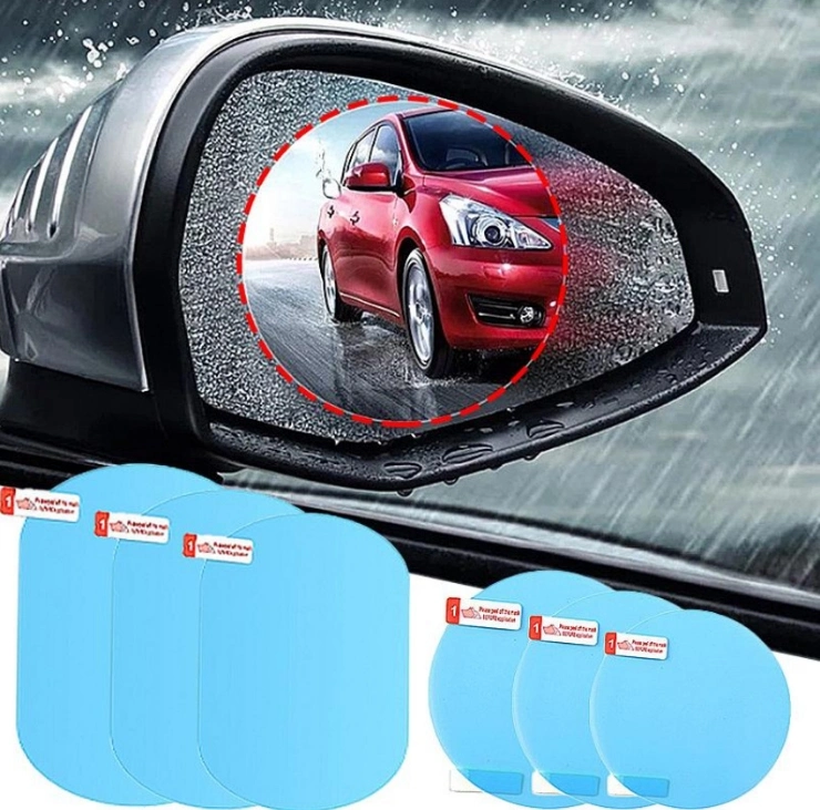 Espejo retrovisor del coche espejo Rainproof Película protectora transparente de protección de la ventana Auto adhesivos Nano Coating Rainproof anti niebla