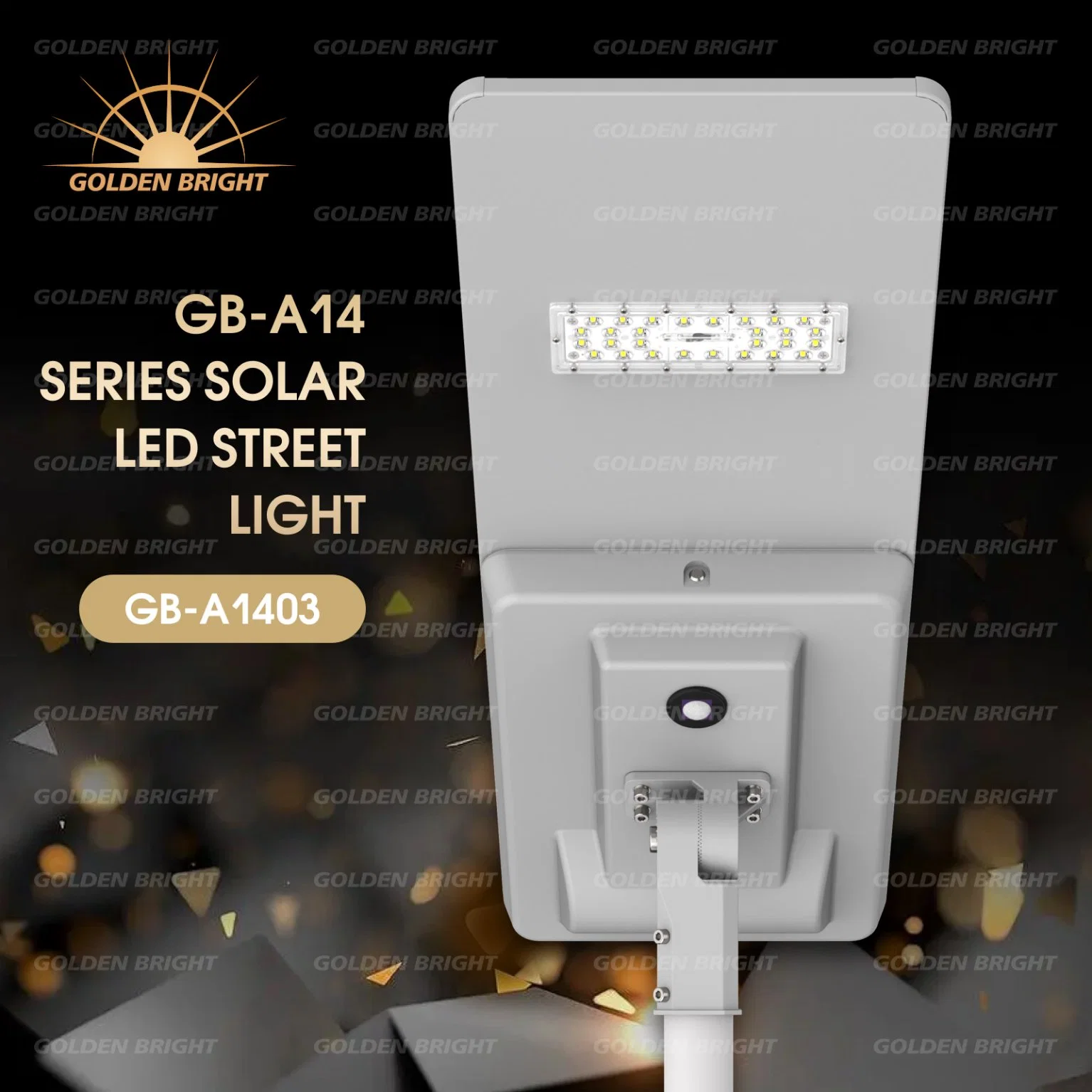 50W IP66 Outdoor Waterproof Road Streetlight Integrated All in One LED Solar Street Light