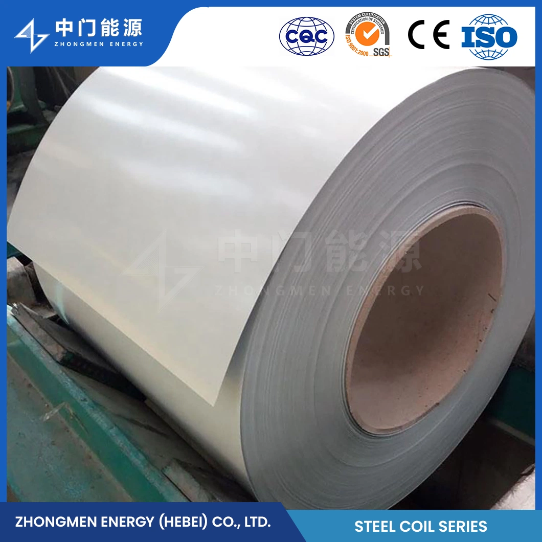 OEM Custom Black PPGI Galvanized Steel Coil ASTM AISI Prepainted Galvanized Steel China Q215 S235jr PPGI White Color Prepainted Galvanized Steel