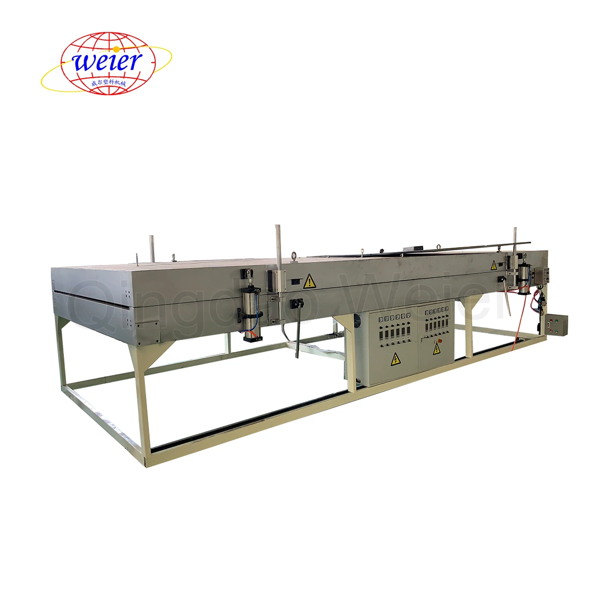 Plastic PC Hollow Cross Section Plate Grid Board Transparent Sun Sheet Extrusion Production Line