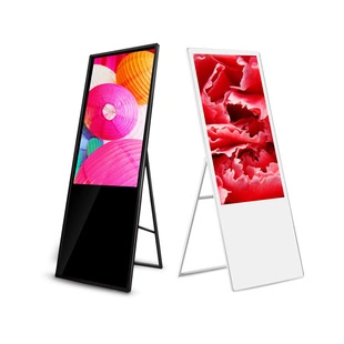 Folding Type Stand Portable Digital Signage Advertising LCD Display