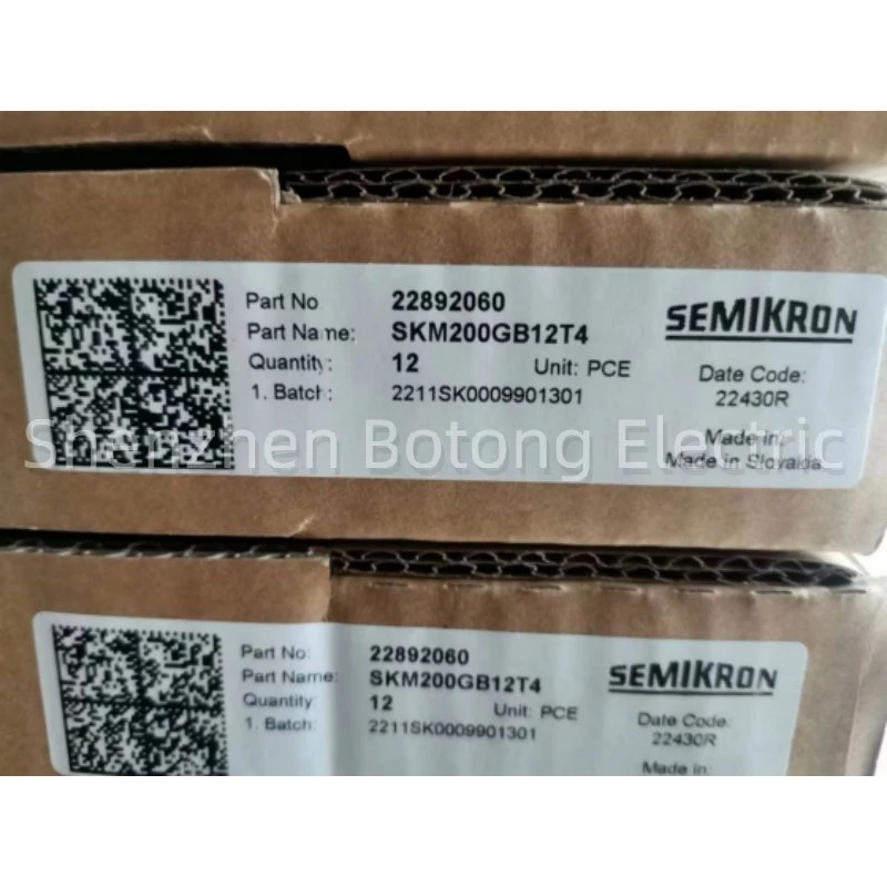 Semitrans 3 (106X62X31) Skm200GB12t4 22892060 Soft Switching 4th Generation Cal-Diode