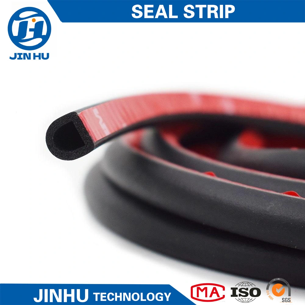 2023 Custom Anti-Collision Dustproof Rubber Sealing Strip Door Rubber Sealing Profile PVC Extrusion Profile for Machine