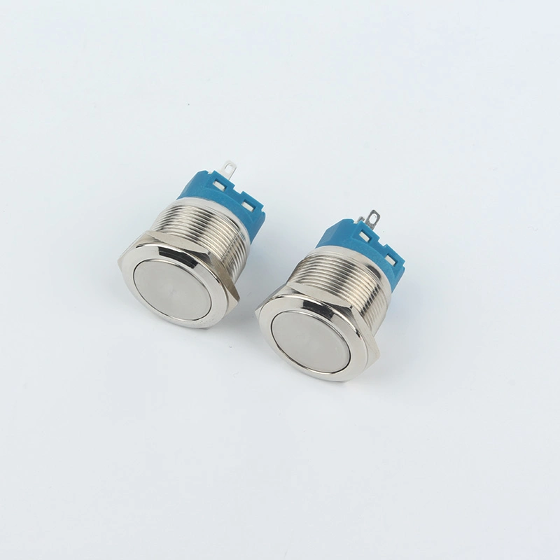 22mm Metal Anti-Vandal Waterproof 12V with Lights Stainless Steel Buttons Switch