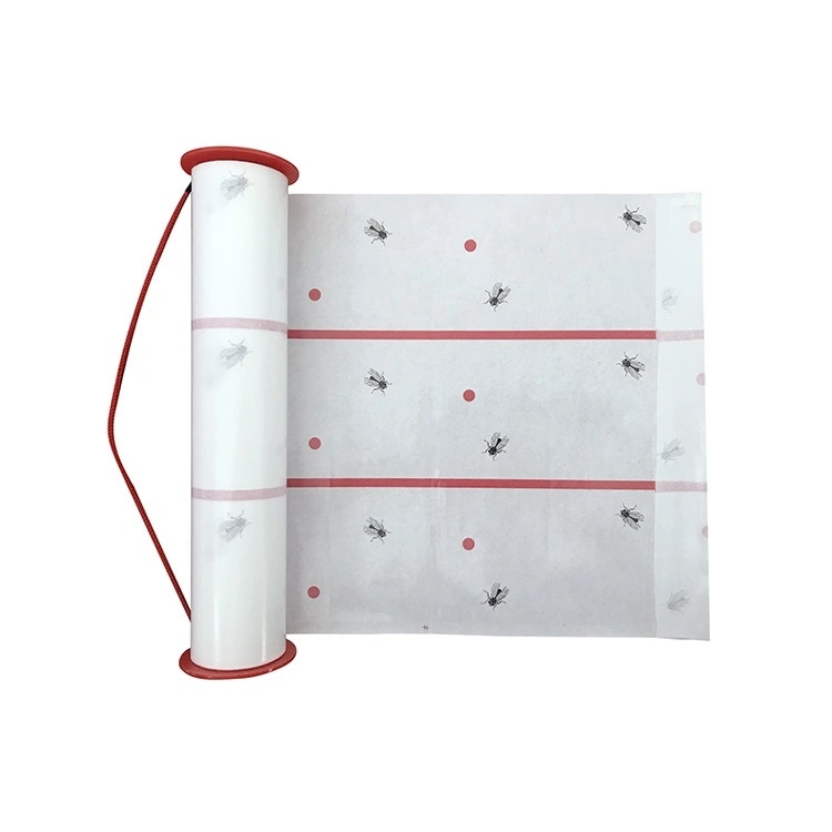 Effective Hanging Flying Glue Catcher Fly Strip Ribbon Sticky Fly Trap