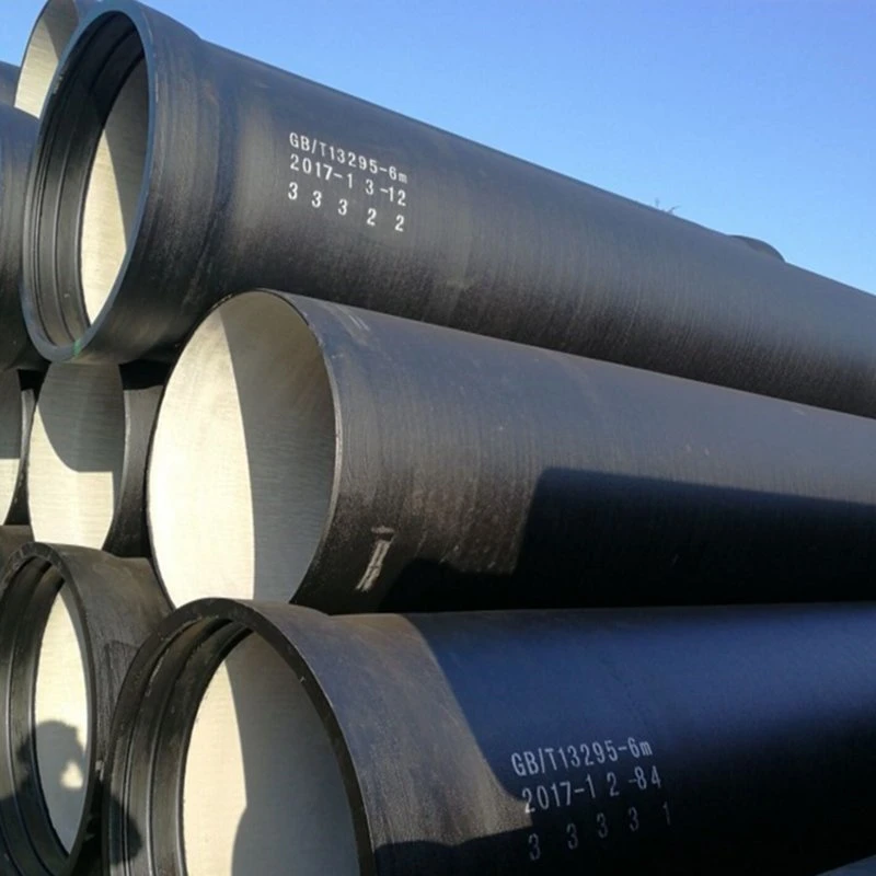 ISO 2531 En545 En598 Ductile Cast Iron Pipe K9 for Water Transfering