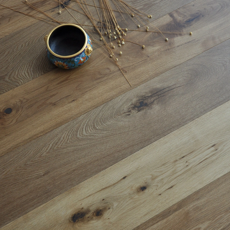 Viejo ahumados, haga clic en Bloquear 3 telas de parquet de madera Pisos de ingeniería