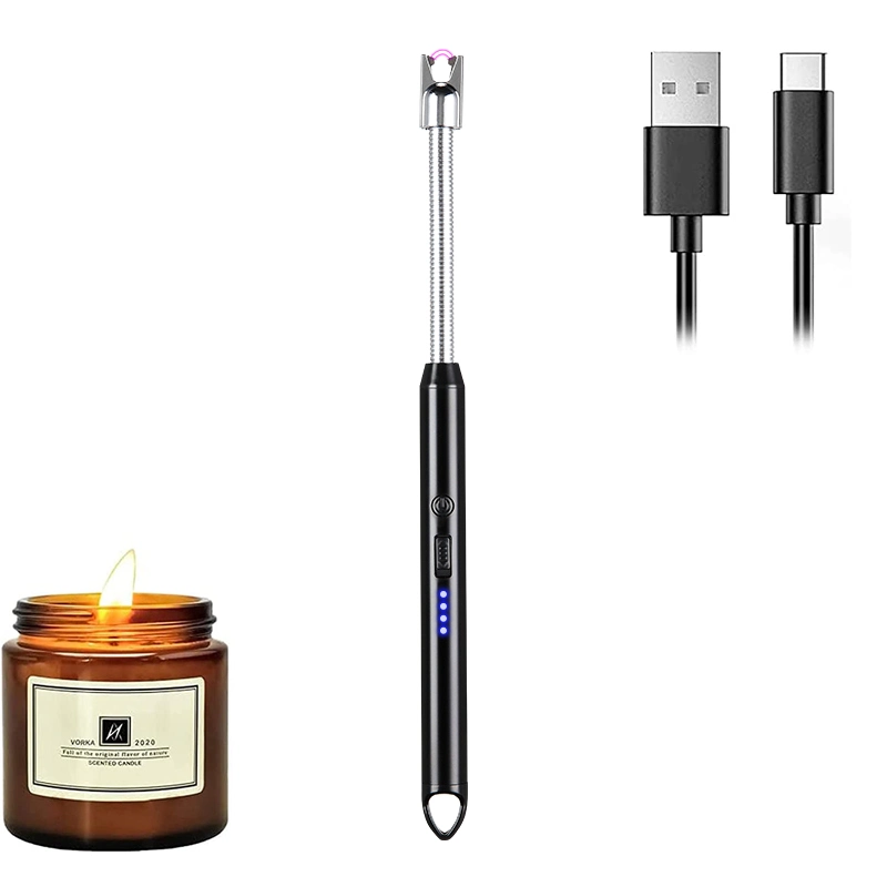 Großer Verkauf schnelles Laden USB Pulse Feuerzeug elektrisches Feuerzeug Logo Custom Feuerzeug Bogen für Zigarette Kerze BBQ Gasherd