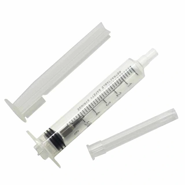 Medical Disposable Sterile Vaccine Retractable Safety Ad Syringe 0.5ml-5ml Luer Slip