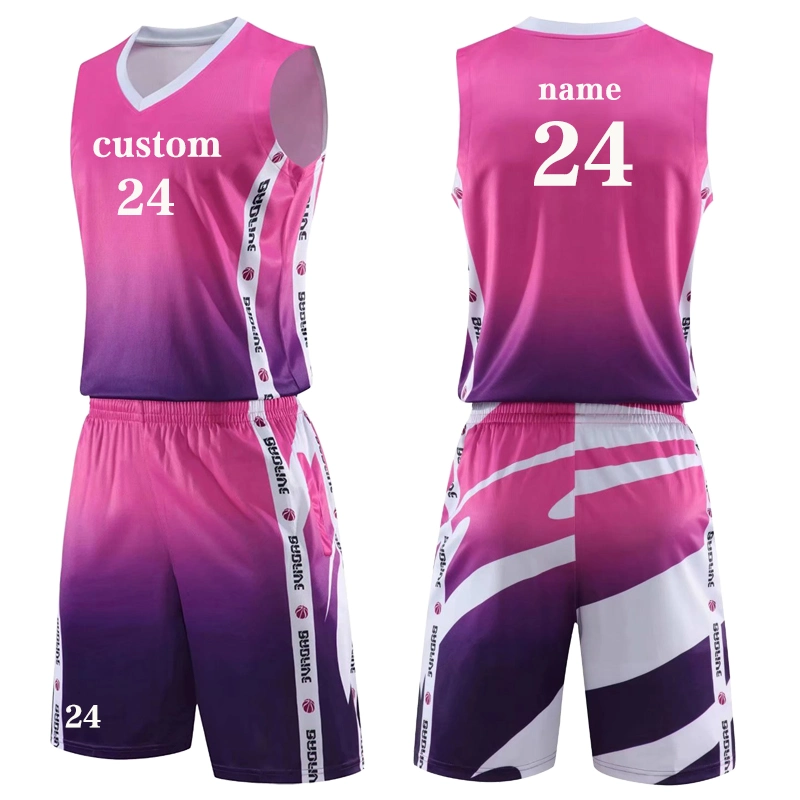 Best Quality Custom Basketball Uniform Wholesale Practice Basketball Wear in Stock European Basketball Jerseys